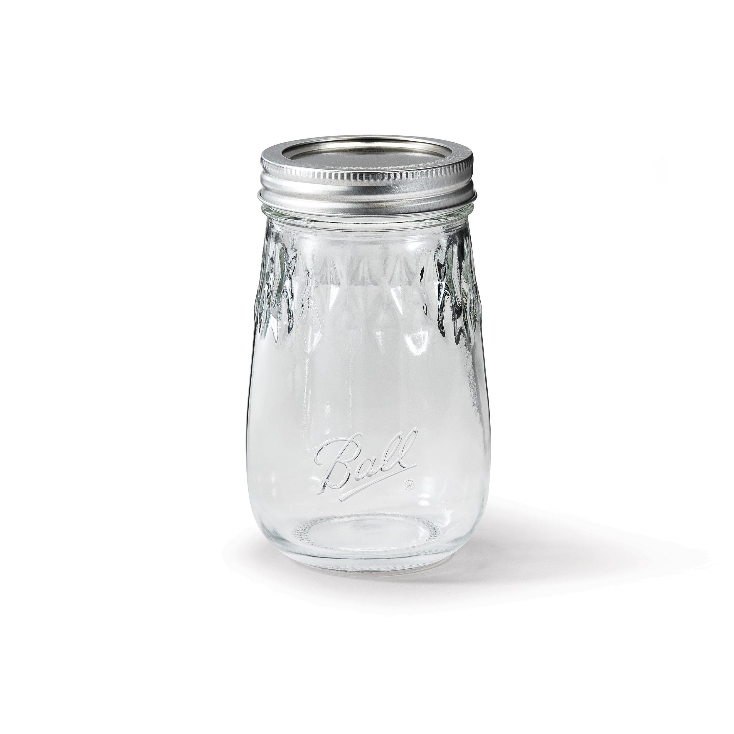 Ball Regular Mouth Pint Flute, 16-oz/473-mL, BPA-free, 4-pk