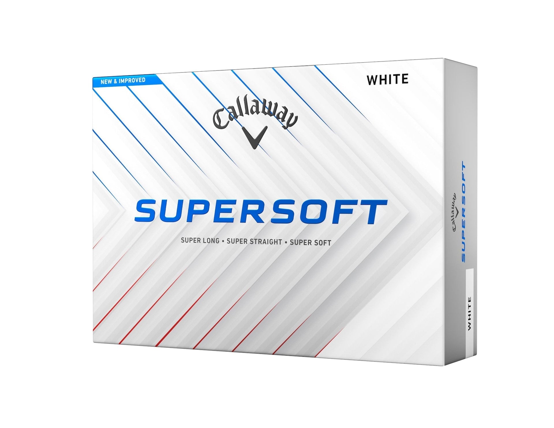 Callaway Golf SuperSoft Golf Balls, 2025 Version, White, 12-pk