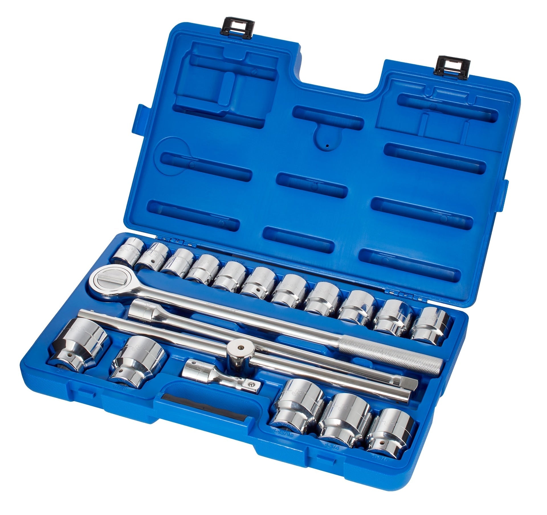 Mastercraft Socket Set 20-pc, 3/4-in Drive, SAE, Steel, Chrome