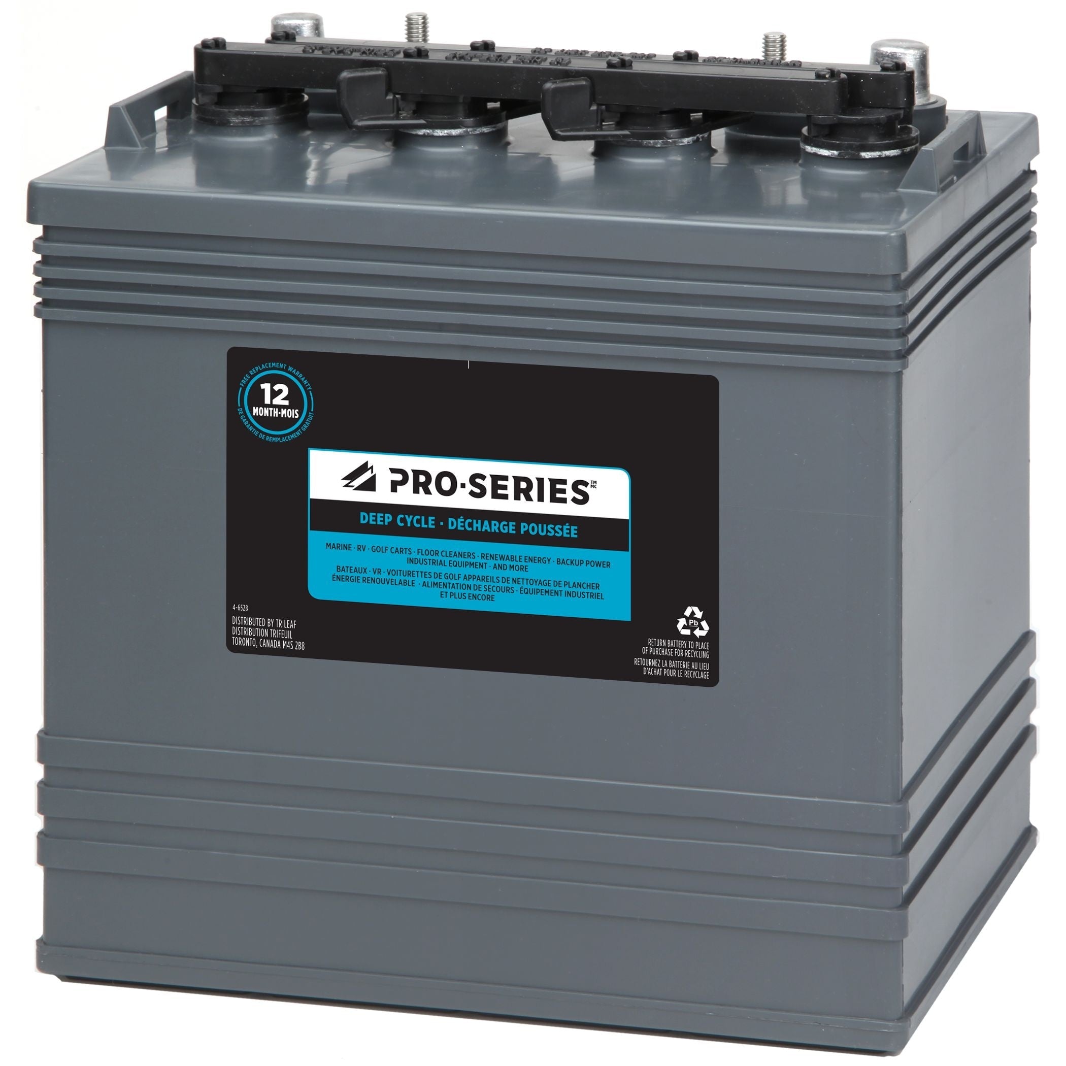 MOTOMASTER NAUTILUS Group Size 24 Heavy-Duty Deep Cycle Battery,