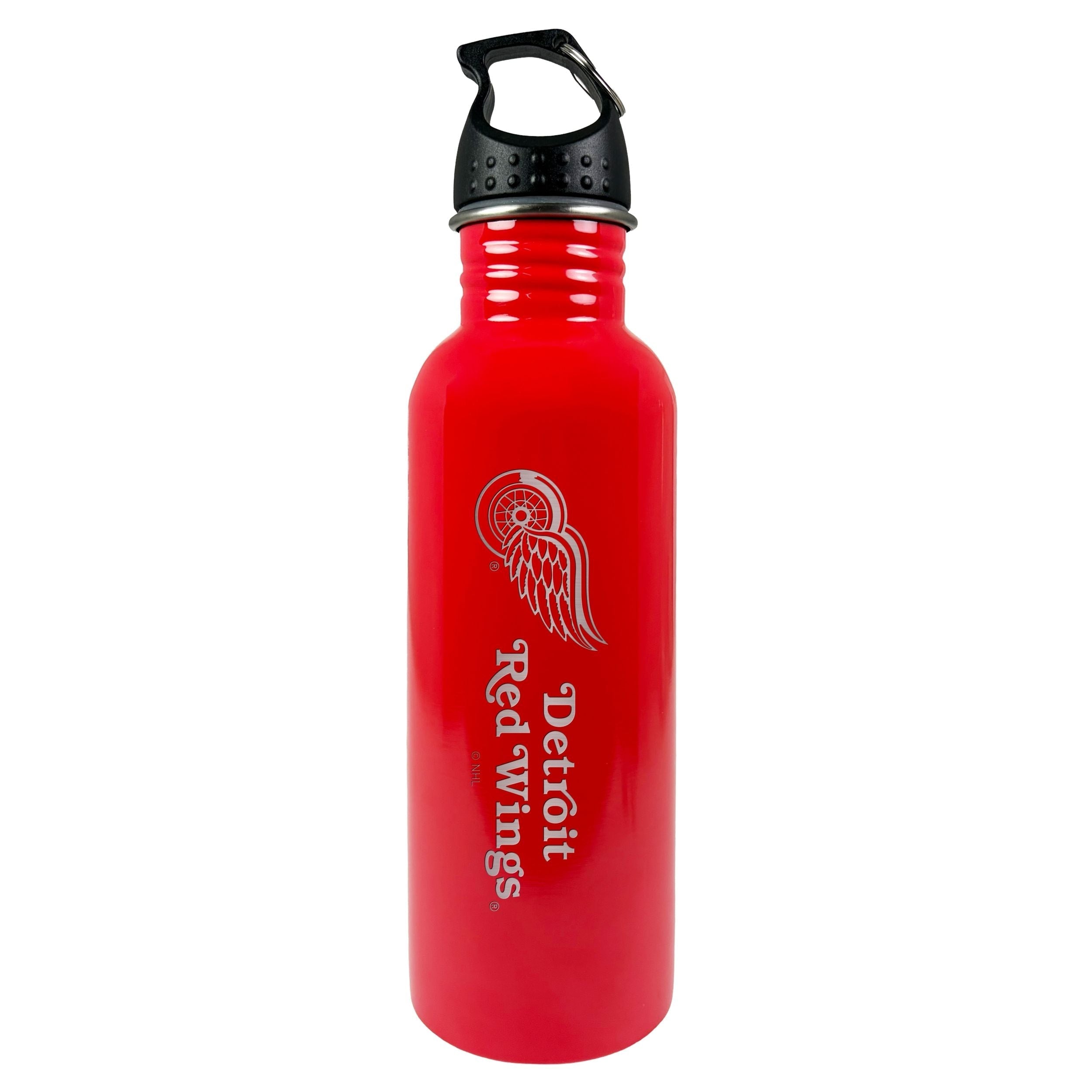 NHL Detroit Red Wings Stainless Steel Water Bottle, 25-oz