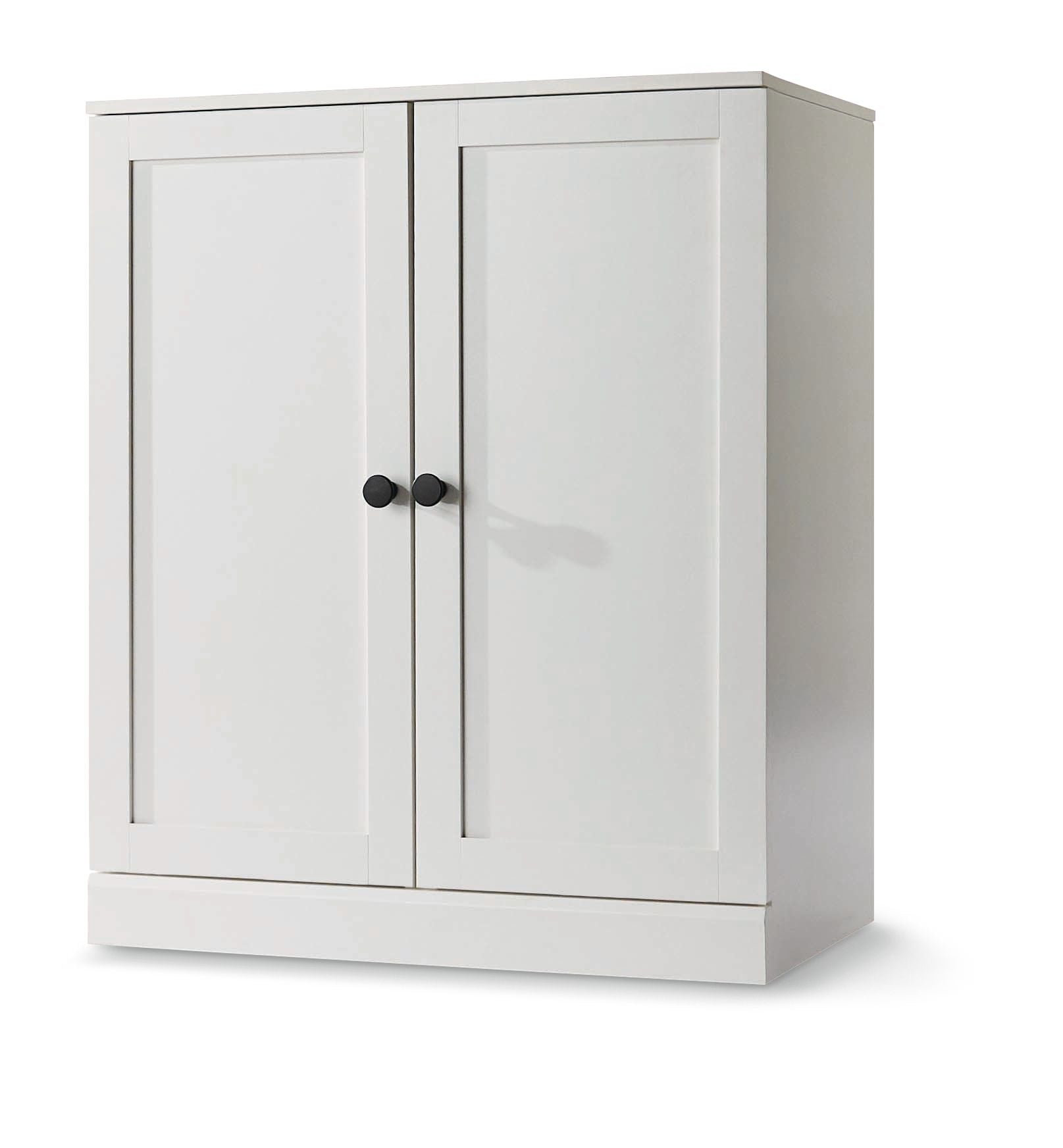 CANVAS Bellevue Modular Stackable Storage Cabinet, White