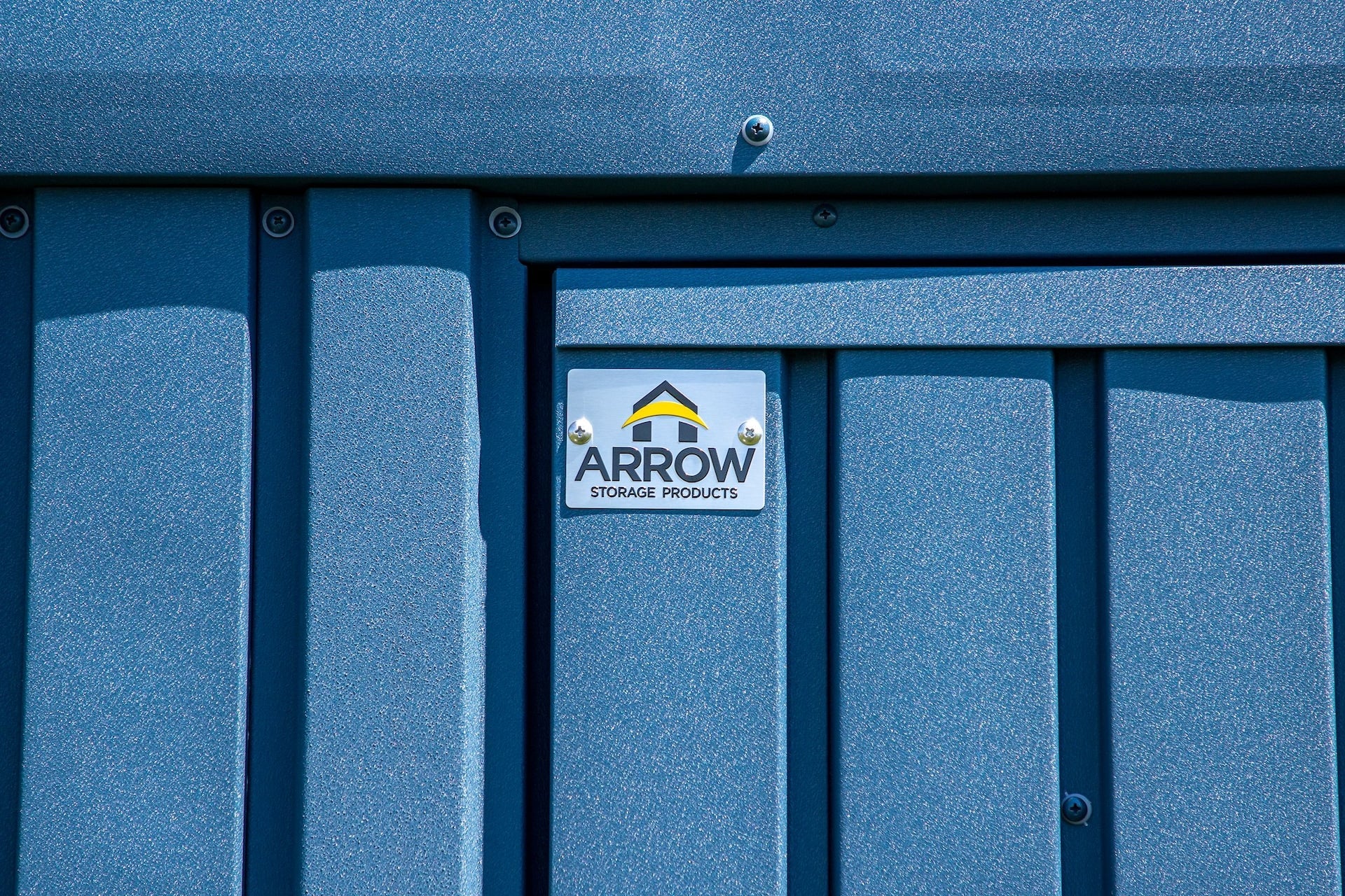 Arrow Elite 12x14-ft Blue Grey Corrosion-Resistant Steel Shed