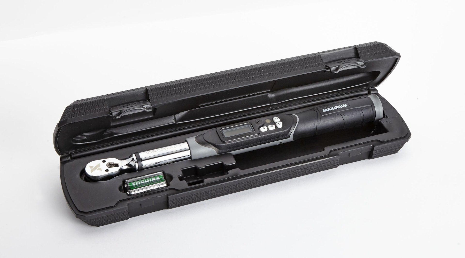 MAXIMUM 3/8-in Drive Digital Torque Wrench, 5-99.5 ft-lbs
