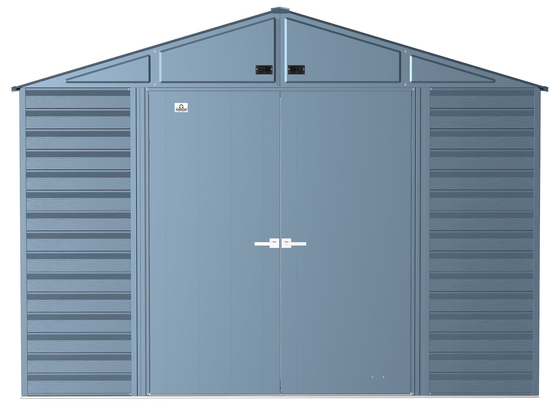 Arrow Select Galvanized Steel Storage Shed, Blue Grey, 10-ft x 14-ft