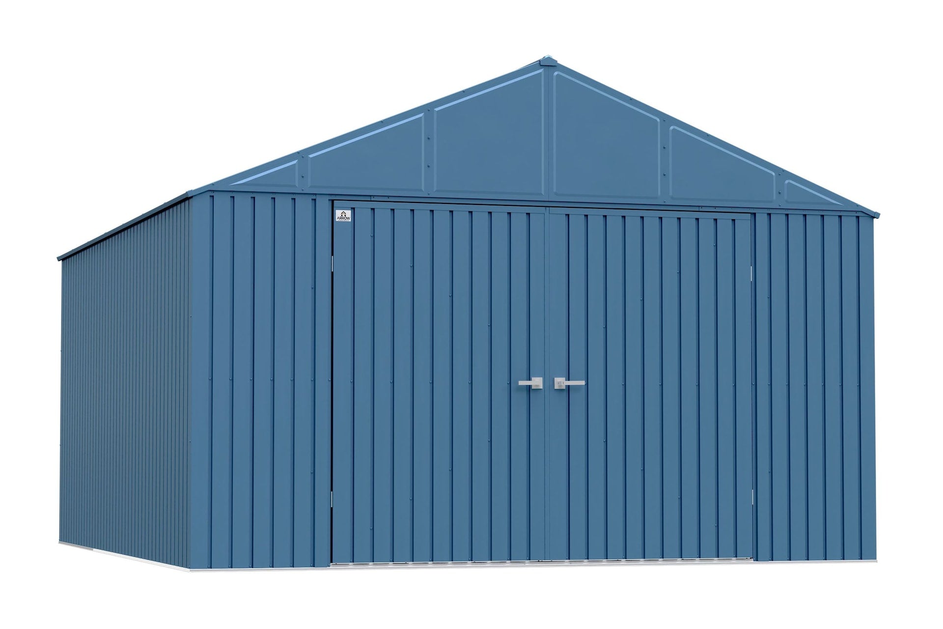 Arrow Elite 12x14-ft Blue Grey Corrosion-Resistant Steel Shed